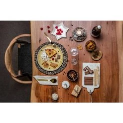 Kave Home - Table De Salle à Manger Koda Rectangulaire 220 X 100 Cm En Bois De Chêne Et Pieds En Acier Noir - Naturel -KAVE HOME Soldes 2022 12371587 4