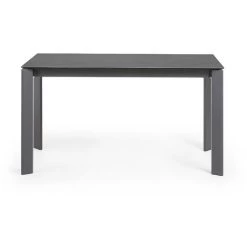 Kave Home - Table De Salle à Manger Extensible Axis Rectangulaire 140 (200) X 90 Cm En Porcelaine Vulcano Ro Avec Pieds En Acier Graphite - Gris 8 Kave Home - Table De Salle à Manger Extensible Axis Rectangulaire 140 (200) X 90 Cm En Porcelaine Vulcano Ro Avec Pieds En Acier Graphite - Gris -KAVE HOME Soldes 2022 12371591 3