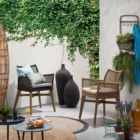 Kave Home - Tapis Saht Beige Et Noir Rond Ø 150 Cm En Jute Naturel - Naturel 4 Kave Home - Tapis Saht Beige Et Noir Rond Ø 150 Cm En Jute Naturel - Naturel – Image 2