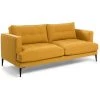 Kave Home - Canapé Tanya 3 Places Moutarde Avec Accoudoirs Et Pieds En Acier Noir - Moutarde 2 Kave Home - Canapé Tanya 3 Places Moutarde Avec Accoudoirs Et Pieds En Acier Noir - Moutarde -KAVE HOME Soldes 2022 12371725 1