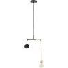 Kave Home - Suspension Wick En Finition Laiton Mat Et Disc De Marbre Noir. - Doré 1 Kave Home - Suspension Wick En Finition Laiton Mat Et Disc De Marbre Noir. - Doré -KAVE HOME Soldes 2022 12371757 1