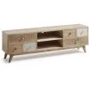 Kave Home - Meuble TV Hoob 160 X 51 Cm à 6 Tiroirs En Bois Massif De Manguier - Naturel 2 Kave Home - Meuble TV Hoob 160 X 51 Cm à 6 Tiroirs En Bois Massif De Manguier - Naturel -KAVE HOME Soldes 2022 12371782 1