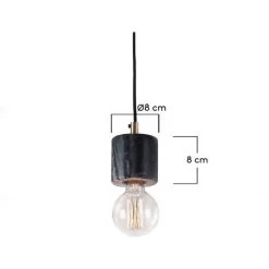 Kave Home - Suspension Campus Noir 1 Ampoule En Marbre - Noir 9 Kave Home - Suspension Campus Noir 1 Ampoule En Marbre - Noir -KAVE HOME Soldes 2022 12371801 4