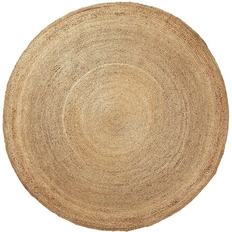 Kave Home - Tapis Doc Rond Ø 200 Cm En Jute Naturel - Naturel 3 Kave Home - Tapis Doc Rond Ø 200 Cm En Jute Naturel - Naturel