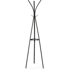 Kave Home - Portemanteau Stearn 183 cm En Acier Noir - Noir