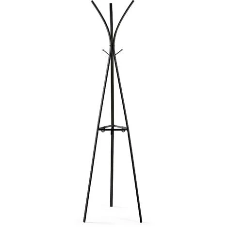 Kave Home - Portemanteau Stearn 183 cm En Acier Noir - Noir 3 Kave Home - Portemanteau Stearn 183 cm En Acier Noir - Noir