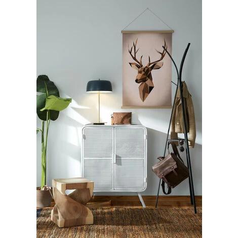 Kave Home - Portemanteau Stearn 183 cm En Acier Noir - Noir 4 Kave Home - Portemanteau Stearn 183 cm En Acier Noir - Noir – Image 2