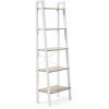 Kave Home - Étagère State 56 X 172 Cm En Acier Avec Effet Bois Et Structure En Acier Blanc - Blanc -KAVE HOME Soldes 2022 12391579 1