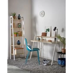 Kave Home - Étagère State 56 X 172 Cm En Acier Avec Effet Bois Et Structure En Acier Blanc - Blanc 8 Kave Home - Étagère State 56 X 172 Cm En Acier Avec Effet Bois Et Structure En Acier Blanc - Blanc -KAVE HOME Soldes 2022 12391579 3