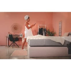 Kave Home - Sommier Coffre Matters 160 X 200 Cm Beige Avec Structure En Bois Et Mousse De Polyuréthane Rembourré Avec Tissu Traitement Anti-taches - Beige -KAVE HOME Soldes 2022 12391589 4