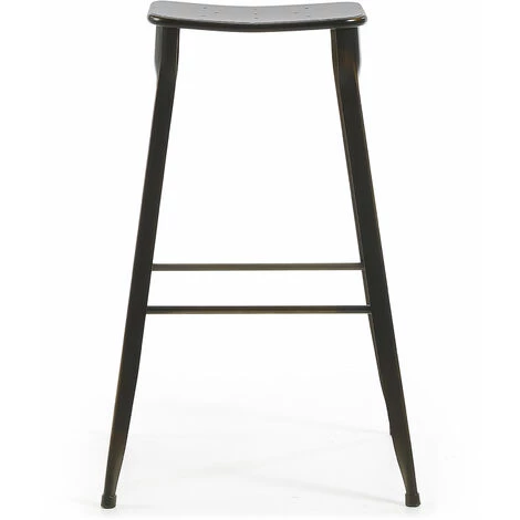 Kave Home - Tabouret De Bar Gluke Graphite 78 Cm En Acier Pour Usage Intérieur Et Extérieur - Gris 4 Kave Home - Tabouret De Bar Gluke Graphite 78 Cm En Acier Pour Usage Intérieur Et Extérieur - Gris – Image 2