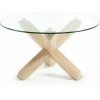 Kave Home - Table Basse Lotus Ø 65 Cm Verre Et Pieds En Chêne Massif - Naturel 2 Kave Home - Table Basse Lotus Ø 65 Cm Verre Et Pieds En Chêne Massif - Naturel -KAVE HOME Soldes 2022 12436132 1