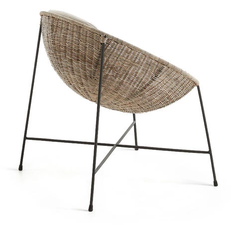 Kave Home - Fauteuil Kathryn - Naturel 5 Kave Home - Fauteuil Kathryn - Naturel – Image 3