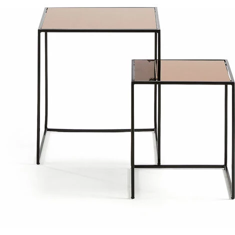 Kave Home - Lot De 2 Tables D'appoint Sute - Cuivre 4 Kave Home - Lot De 2 Tables D'appoint Sute - Cuivre – Image 2