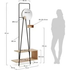 Kave Home - Portant Angelo 76 X 191 Cm - Naturel 11 Kave Home - Portant Angelo 76 X 191 Cm - Naturel -KAVE HOME Soldes 2022 12436181 5