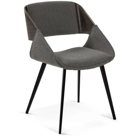Kave Home - Chaise Herrick Gris Foncé - Gris 3 Kave Home - Chaise Herrick Gris Foncé - Gris
