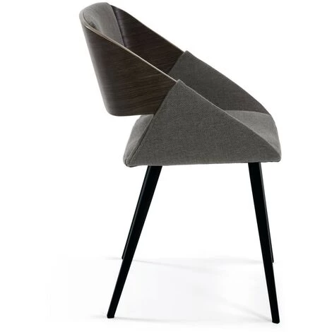 Kave Home - Chaise Herrick Gris Foncé - Gris 4 Kave Home - Chaise Herrick Gris Foncé - Gris – Image 2