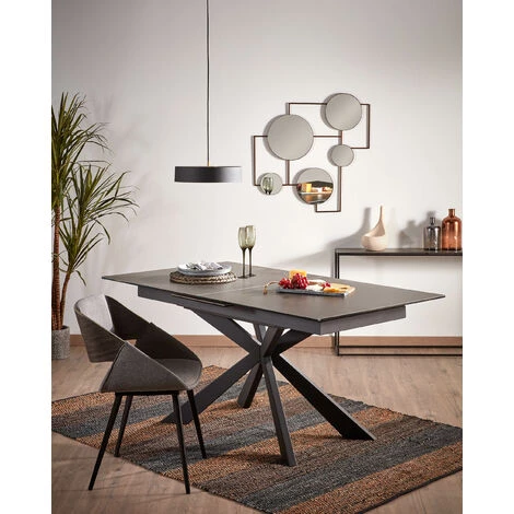 Kave Home - Chaise Herrick Gris Foncé - Gris 6 Kave Home - Chaise Herrick Gris Foncé - Gris – Image 4