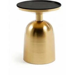 Kave Home - Table D'appoint Physic Ø 38 Cm - Doré