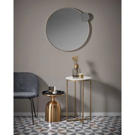 Kave Home - Table D'appoint Physic Ø 38 Cm - Doré 4 Kave Home - Table D'appoint Physic Ø 38 Cm - Doré – Image 2