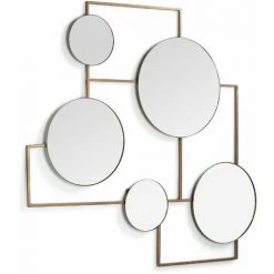 Kave Home - Miroir Platte En Métal 81 X 83 Cm - Doré 7 Kave Home - Miroir Platte En Métal 81 X 83 Cm - Doré -KAVE HOME Soldes 2022 12436278 2