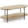 Kave Home - Table Basse Palmia En Bois De Manguier Massif Et Pieds En Acier Noir 110 X 55 Cm - Naturel 1 Kave Home - Table Basse Palmia En Bois De Manguier Massif Et Pieds En Acier Noir 110 X 55 Cm - Naturel -KAVE HOME Soldes 2022 12436295 1