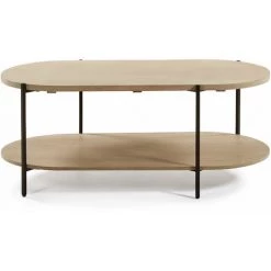 Kave Home - Table Basse Palmia En Bois De Manguier Massif Et Pieds En Acier Noir 110 X 55 Cm - Naturel 7 Kave Home - Table Basse Palmia En Bois De Manguier Massif Et Pieds En Acier Noir 110 X 55 Cm - Naturel -KAVE HOME Soldes 2022 12436295 2