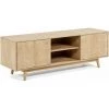 Kave Home - Meuble TV Seleb 160 X 56 Cm Avec 2 Portes En Bois Massif De Manguier - Naturel 1 Kave Home - Meuble TV Seleb 160 X 56 Cm Avec 2 Portes En Bois Massif De Manguier - Naturel -KAVE HOME Soldes 2022 12436300 1