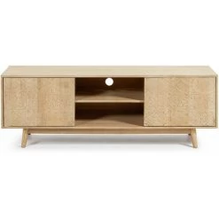 Kave Home - Meuble TV Seleb 160 X 56 Cm Avec 2 Portes En Bois Massif De Manguier - Naturel 7 Kave Home - Meuble TV Seleb 160 X 56 Cm Avec 2 Portes En Bois Massif De Manguier - Naturel -KAVE HOME Soldes 2022 12436300 2