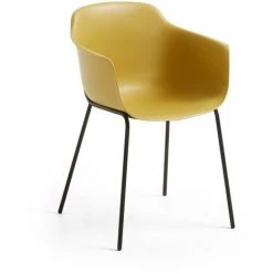 Kave Home - Chaise Khasumi Moutarde - Moutarde