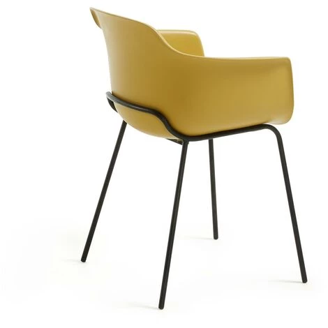 Kave Home - Chaise Khasumi Moutarde - Moutarde 5 Kave Home - Chaise Khasumi Moutarde - Moutarde – Image 3