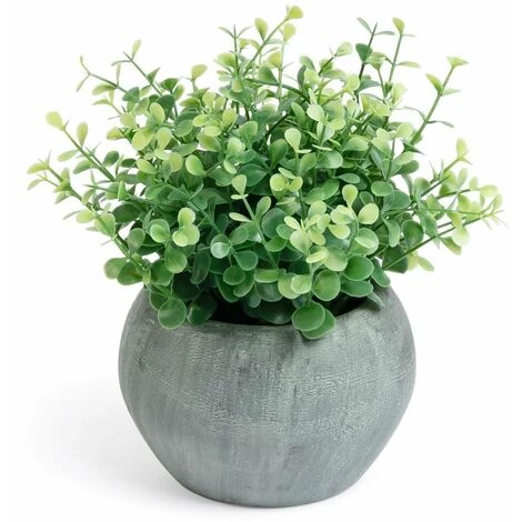 Kave Home - Eucaliptus Artificielle En Pot Gris - Gris 3 Kave Home - Eucaliptus Artificielle En Pot Gris - Gris