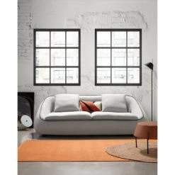 Kave Home - Canapé Safira 3 Places Gris Clair 220 Cm - Gris -KAVE HOME Soldes 2022 12436400 4