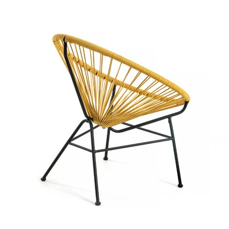 Kave Home - Fauteuil Samantha Moutarde - Moutarde 5 Kave Home - Fauteuil Samantha Moutarde - Moutarde – Image 3