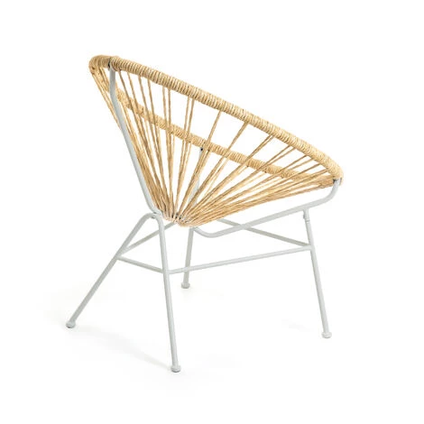 Kave Home - Chaise Samantha En Rotin Synthétique Couleur Naturelle - Naturel 5 Kave Home - Chaise Samantha En Rotin Synthétique Couleur Naturelle - Naturel – Image 3