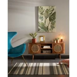 Kave Home - Fauteuil Chleo En Velours Turquoise Et Pieds En Acier Finition Dorée - Turquoise 10 Kave Home - Fauteuil Chleo En Velours Turquoise Et Pieds En Acier Finition Dorée - Turquoise -KAVE HOME Soldes 2022 12436533 4