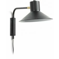 Kave Home - Applique Aria Petit Noir - Noir