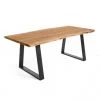 Kave Home - Table De Salle à Manger Alaia Rectangulaire 160 X 90 Cm En Bois Massif D'acacia Et Pieds En Acier Noir - Naturel 1 Kave Home - Table De Salle à Manger Alaia Rectangulaire 160 X 90 Cm En Bois Massif D'acacia Et Pieds En Acier Noir - Naturel -KAVE HOME Soldes 2022 12436559 1
