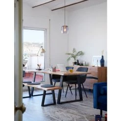 Kave Home - Lampe Suspension Yanna - Gris 8 Kave Home - Lampe Suspension Yanna - Gris -KAVE HOME Soldes 2022 12436571 3