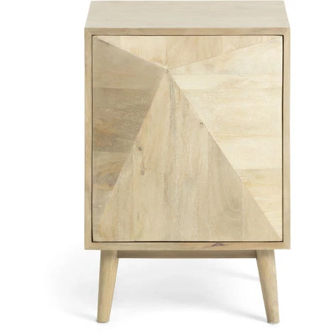 Kave Home - Table De Chevet Sarah 42 X 60 Cm Avec Porte En Bois Massif De Manguier - Naturel 4 Kave Home - Table De Chevet Sarah 42 X 60 Cm Avec Porte En Bois Massif De Manguier - Naturel – Image 2