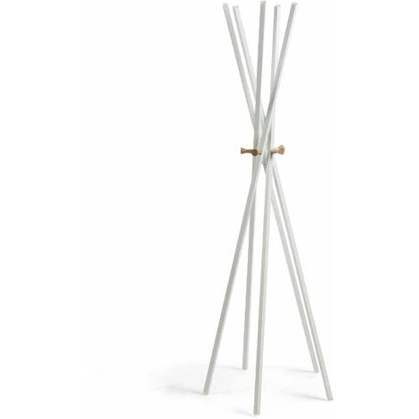 Kave Home - Porte-manteaux Chelsey 170 Cm Blanc - Blanc 3 Kave Home - Porte-manteaux Chelsey 170 Cm Blanc - Blanc