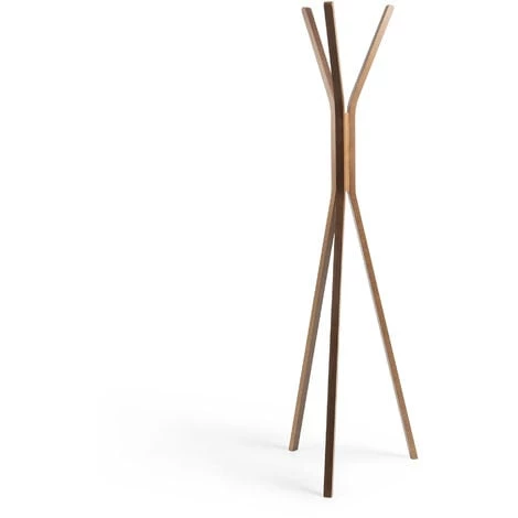 Kave Home - Porte-manteaux Chelsey 170 Cm En Bois Massif De Noyer - Naturel 3 Kave Home - Porte-manteaux Chelsey 170 Cm En Bois Massif De Noyer - Naturel