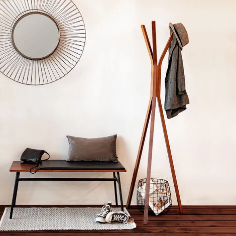 Kave Home - Porte-manteaux Chelsey 170 Cm En Bois Massif De Noyer - Naturel 4 Kave Home - Porte-manteaux Chelsey 170 Cm En Bois Massif De Noyer - Naturel – Image 2