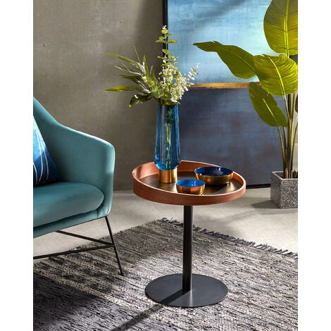 Kave Home - Table D'appoint Kaori Ø 46 Cm FSC MIX Credit - Naturel 4 Kave Home - Table D'appoint Kaori Ø 46 Cm FSC MIX Credit - Naturel – Image 2