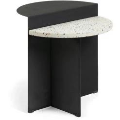 Kave Home - Table D'appoint Chery Ø 50 Cm - Noir