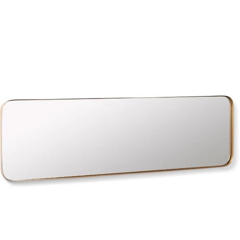 Kave Home - Miroir Mural Marco Métal Doré 30 X 100 Cm - Doré 4 Kave Home - Miroir Mural Marco Métal Doré 30 X 100 Cm - Doré – Image 2