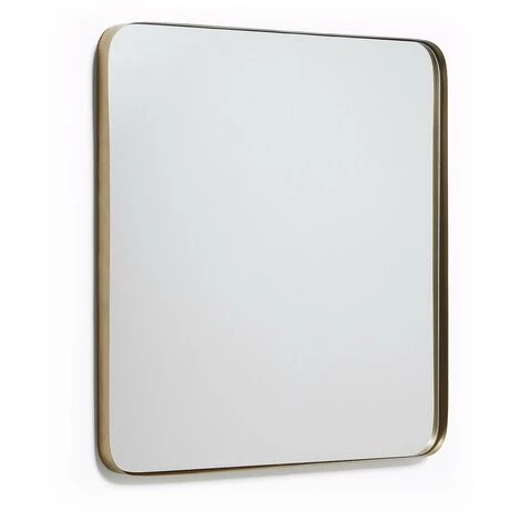 Kave Home - Miroir Mural Marco Métal Doré 60 X 60 Cm - Doré 3 Kave Home - Miroir Mural Marco Métal Doré 60 X 60 Cm - Doré