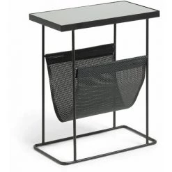 Kave Home - Table D'appoint Vivienne 45 X 25 Cm - Noir