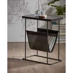 Kave Home - Table D'appoint Vivienne 45 X 25 Cm - Noir 6 Kave Home - Table D'appoint Vivienne 45 X 25 Cm - Noir -KAVE HOME Soldes 2022 12436789 2