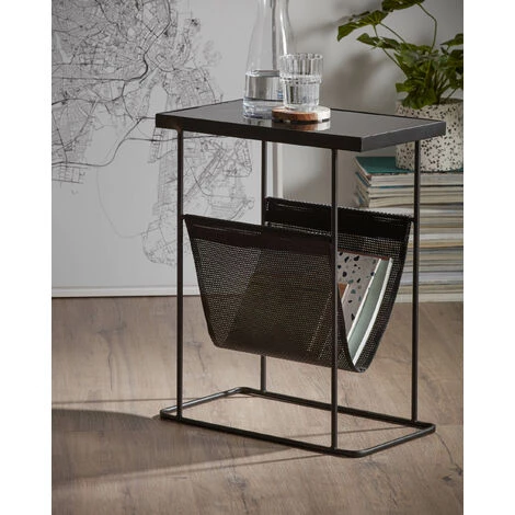 Kave Home - Table D'appoint Vivienne 45 X 25 Cm - Noir 4 Kave Home - Table D'appoint Vivienne 45 X 25 Cm - Noir – Image 2